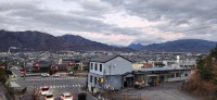 高台からの上田市街の風景