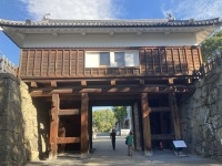 上田城　二の丸跡の歴史物② 東虎口櫓門