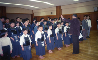 剣道協会の新年度発会式