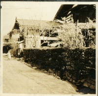 生垣のある風景