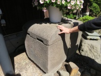 江戸時代の石造の金庫