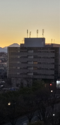 光が丘から見える富士山