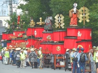 須坂CG百景「須坂祇園祭 天王おろし 傘鉾」