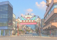 須坂CG百景「須坂駅前通り」