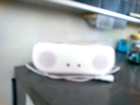 豚の顔みたいなラジカセ