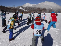 スキー教室〜準備運動〜