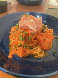 上田城の前に腹ごしらえを