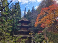 安楽寺八角三重塔