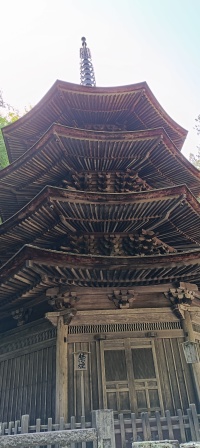 国宝安楽寺八角三重塔