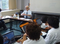 端山貢明さんと学生の対話 2009年長野大学前川ゼミ