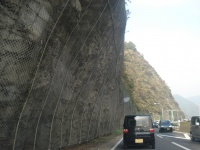 崖沿い・千曲川沿い道路の記録2007