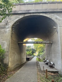 上田城のトンネル
