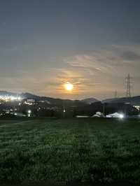 夕焼けと田んぼ