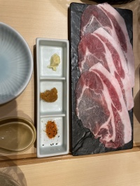 豚しゃぶ　なきりゅう味噌