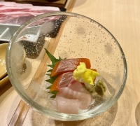 信州サーモンと岩魚のお造り