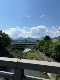 長野大学周辺の町並み