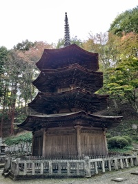 国宝　八角三重塔 (安楽寺)