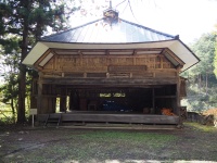 富士浅間神社内にて