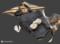 白い糸の3Dモデル